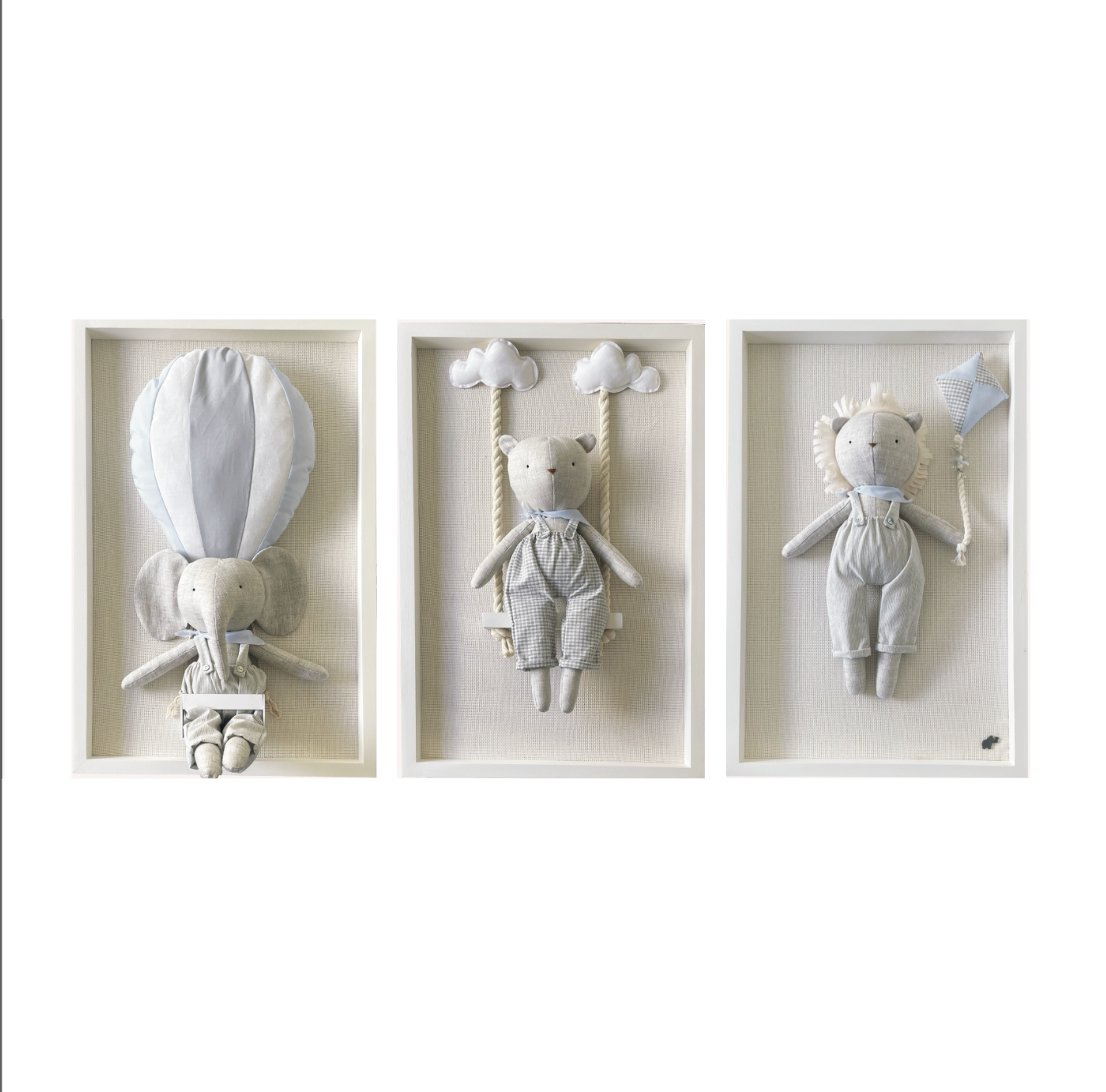 Set 3 cuadros grandes - Niño